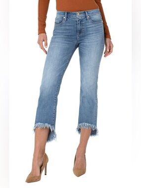 Liverpool The Crop Flare Jeans size 10